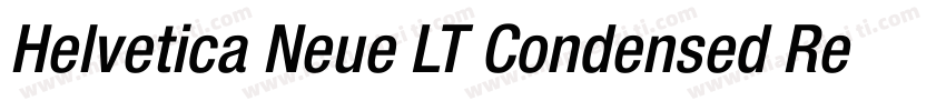 Helvetica Neue LT Condensed Regular字体转换